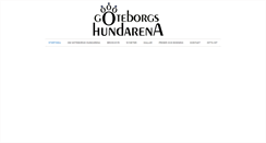 Desktop Screenshot of goteborgshundarena.se